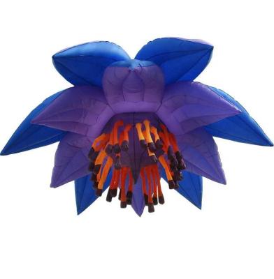 China Oxford Or PVC With LED Digital Inflatable Led Light Outdoor Custom Printing Inflatable Flowers for sale