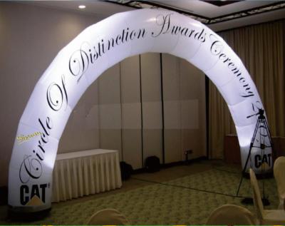 China Oxford or PVC with LED cheap led light inflatable arch for decoration, inflatable lighting arch for sale for sale