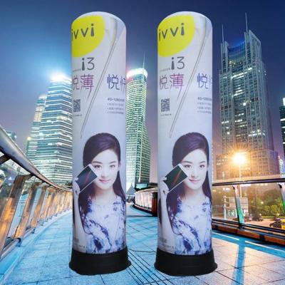 China Oxford Or PVC With LED Night Lighting Inflatable Decorative Balloon / Column With Led Light for sale