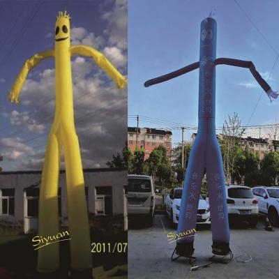 China Oxford Customized Two Legs Inflatable Dancing Man for sale