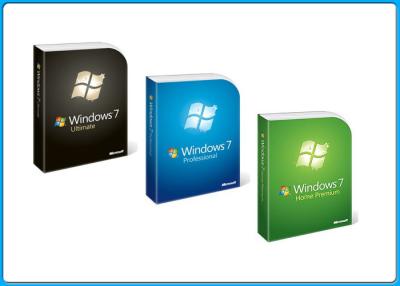 China Microsoft Windows 7 Pro Retail Box Windows 7 professional Full version 32 Bit  64 Bit DVDs for sale