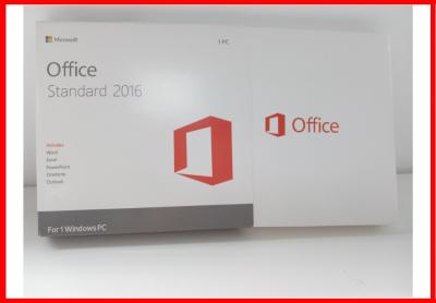 China Venta al por menor al por menor Actiavted del DVD del estándar de la taquilla del profesional auténtico de Microsoft Office 2016 2016 en venta