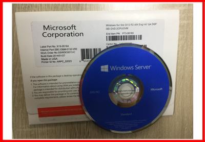 China Versión inglesa en línea del OEM R2 de Windows Server 2012 de la caja 64 de la activación estándar del pedazo en venta