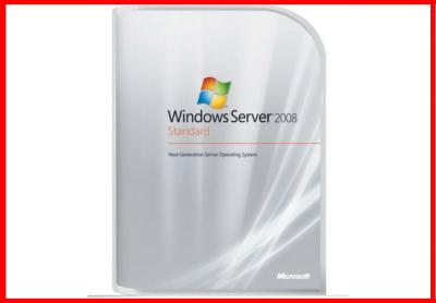 Chine le CALS de la norme 5 du serveur 2008 de Microsoft Windows a activé le paquet au détail DVD de fenêtres de 32bit/de norme 64-bit du serveur 2008 à vendre