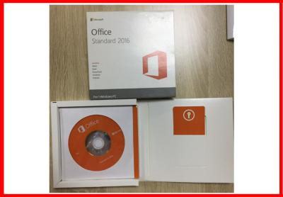 China Ursprüngliches Schlüssel-Microsoft Office 2016 Standard DVD + Schlüsselkarten-Englisch-Version zu verkaufen