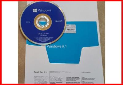 China Gane 8,1 el paquete profesional completo del OEM de la versión win8.1 del favorable 64 del pedazo del producto DVD de la llave activado EN LÍNEA en venta