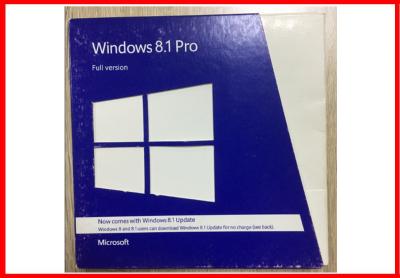 China Genuine Microsoft Windows 8.1 Pro Retail Box with Factory Sealed 100% online activation for sale