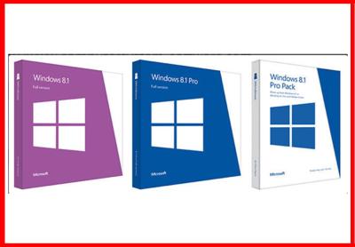 China Volle Version 32 Bit/64 Prokleinkasten Bit-Englisch-Windows 8,1 nagelneu zu verkaufen