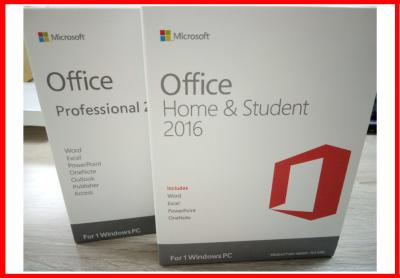 Cina Casa al minuto del professionista di Microsoft Office 2016 di inglese e scatola al minuto dello studente in vendita