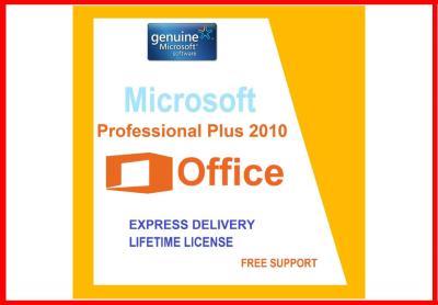 China Microsoft office professional plus 2010  Retailbox Geniune product key activation Guaranteed 100% genuine for sale