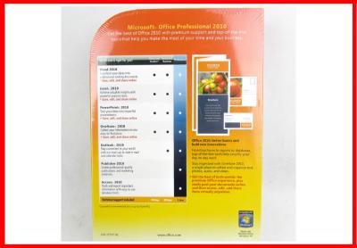 中国 マイクロソフト・オフィス2010のキー コードは100%の本物のオフィス2010のプロ小売りのパックを保証しました 販売のため