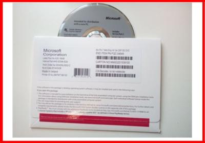 China Windows 7 Professional OEM Box 64 bit full version DVD With OEM key sticker online activation for sale