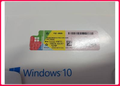 China Multi Language Microsoft Win 10 Pro Product Key 64bit Online Activate Various Versions for sale