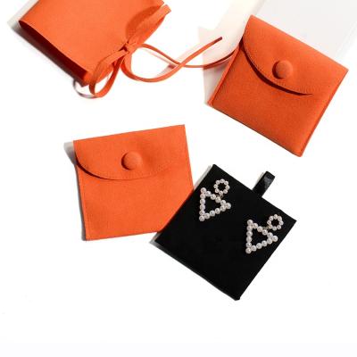 China Custom Made Eco - Friendly Durable Clean Brand Logo Jewelry Envelope Microfiber Pouch With Insert for sale