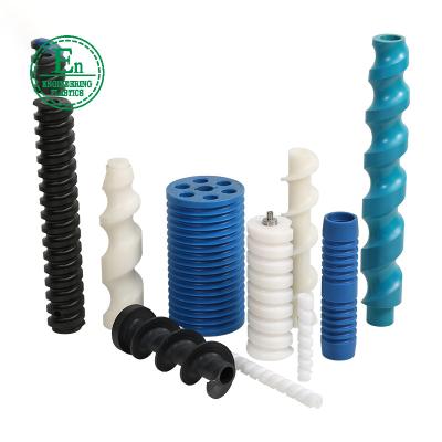 China Industry Best Selling Engineering Supply Wholesale Nylon UHMWPE Plastic Transfer Bottle Screw Transport Customized for sale