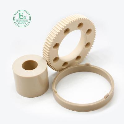 China Industry Gear Plastic Manufacturers Supply High Hardness Wear Resistant PEEK Material Plastic Bevel Gears for sale