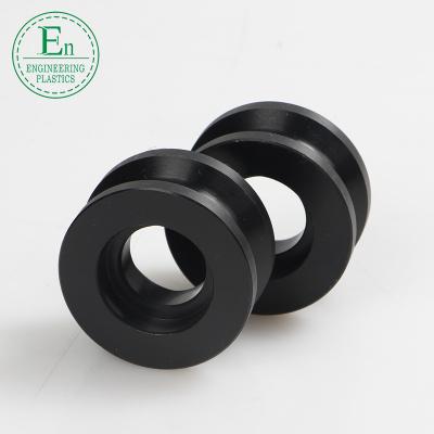 China High precision OEM plastics parts molding small nylon1010 nylon6 PA6 pulley injection mold bearing pulley wheel for sale