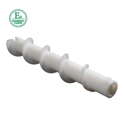 China High performance raw material custom derlin heat resistant plastic screwss POM custom plastic convener screw rod for sale