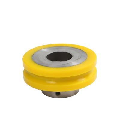 Китай Eco-friendly PU Wheel Hot Sale Polyurethane Coater Wheel Force Conveyor Roller High Tensile Polyurethane Wheel PU продается