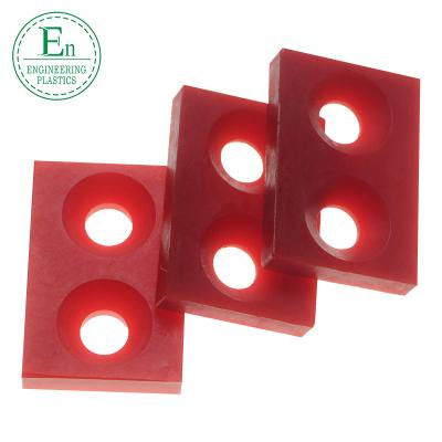 China Manufacturers Solid Rubber Plastic Custom PU Wear Resistant Shock Absorbing Rubber Block à venda