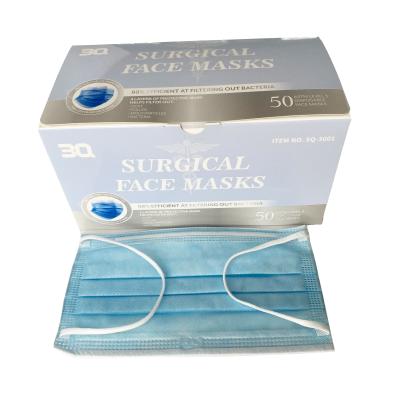 China Face Mask ASTM2100F-19 LEVEL3 BFE/VFE/PFE98 Surgical Mask Adult Surgical Wholesale Face Mask for sale