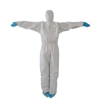 China Other Factory 5 6 Type 5 6 Non Woven Waterproof Chemical Disposable 3Q Protect Coverall for sale