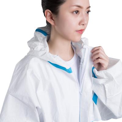 China Isolate Germs 3Q Factory Hot Sale Good Quality CE TYPE456 Disposable Coverall for sale