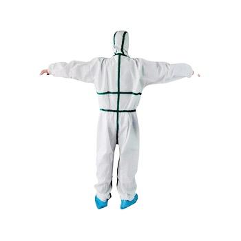 China Disposable Hosiptal Type4/5/6 Coverall Suit Working Safety Overalls Suit Hospital White Medical Clothes for sale