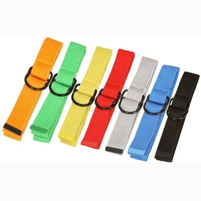 China Low Price Eco-friendly Cotton Polyester Double D-Ring Cloth Mixed Web Belt for sale