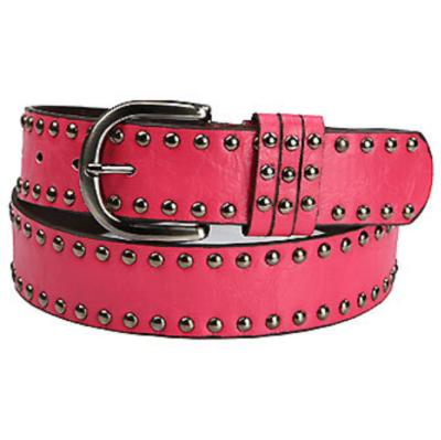 China Fashion Belt Excellent Quality Women Fashion Studded Faux Leather Belt For Dress Or Jeans for sale