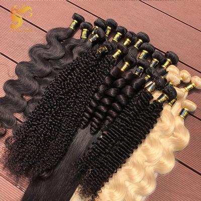 China Aosun Human Hair Wholesale 8A Grade Unprocessed Virgin Brazilian Hair No Shedding Hair for sale