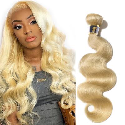 China Aliexpress Hair Chemical Package Not Double 6A 7A 8A Virgin Human Hair Blonde Color 613 Thick Drawn Hair for sale