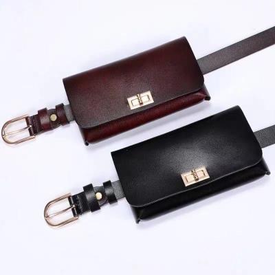 China 2021 fashion high quality hot sellling cow split leather purse and women waist bag small handbags for sale