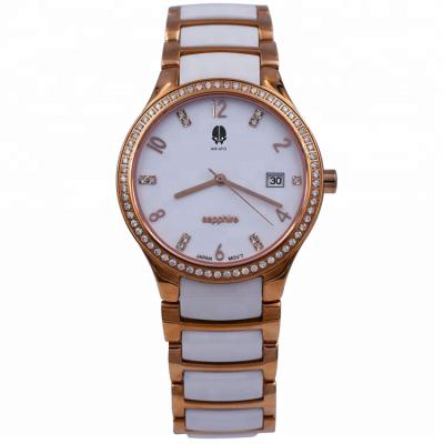 China Stainless Steel Case Automatic Luxury Dial OEM Ceramic Date Watch for sale