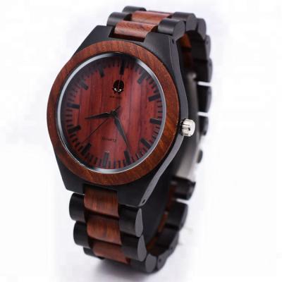 China Luxury Stylish Date 3 Automatic Atm Water Resistant Waterproof Wooden Wrist Watch for sale