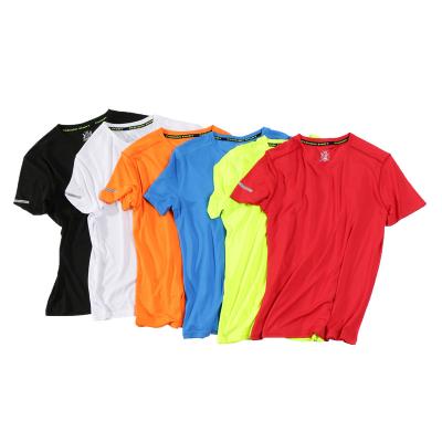 China 100% Custom GD Screen T-shirts QUICK DRY Polyester Shorts Sleeve Print Simple Custom T Shirts Men's T-Shirts for sale