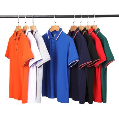 China GD QUICK DRY wholesale polo shirts custom logo polo t-shirt embroidered soft cotton plus size men's polo shirts for sale