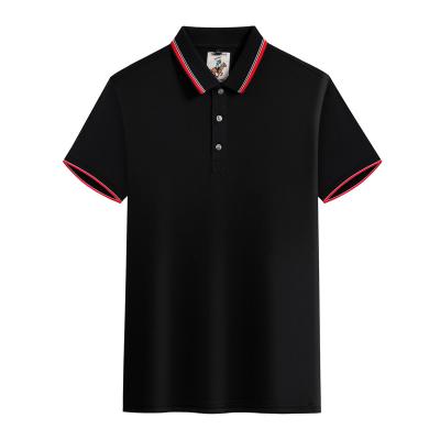 China New Design QUICK DRY Polo Shirts GD Custom Logo Polo Shirt Embroidered Soft Cotton Plus Size Mens Polo Shirts for sale