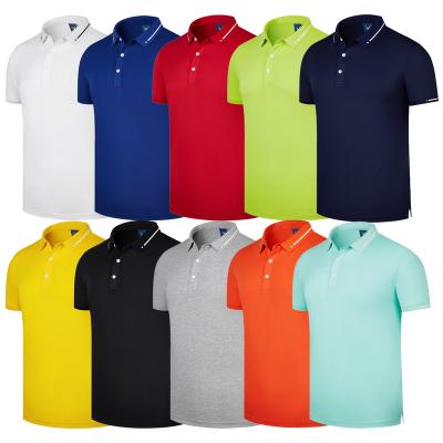 China GD Polo Shirts Business QUICK DRY Good Quality Custom Polo Shirts For Mens Short Sleeve Polo T-shirts Mens Cotton for sale