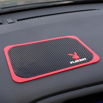 China Brief & Factory direct sales car dashboard ornaments simple promotional non-slip mat PVC material fixed color non-slip pad for sale