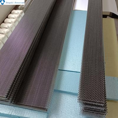 China Mirror Finish Industrial Anodized Stainless Steel Honeycomb Mesh Printed for sale