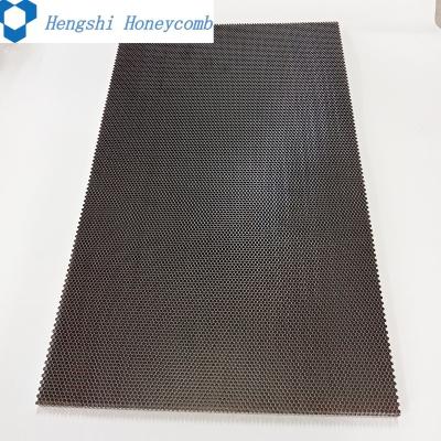 China Hengshi D3.2mm traditional honeycomb SUS304 honeycomb spot welding ventilation panel nomex honeycomb core for sale