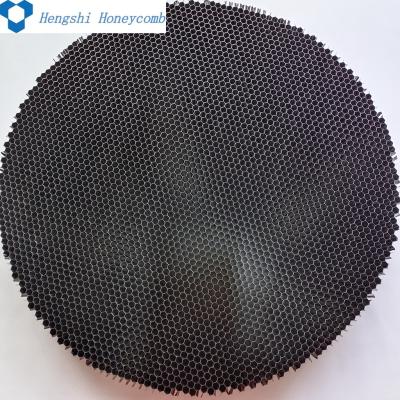 China Industrial Factory Supply Nickel Plating Circular Steel Honeycomb Core For Flow Straightener for sale