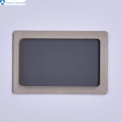 China Factory Supply Fixed Military Grade Silver Plated EMC EMI Mesh Glass Faraday Cage Window for sale