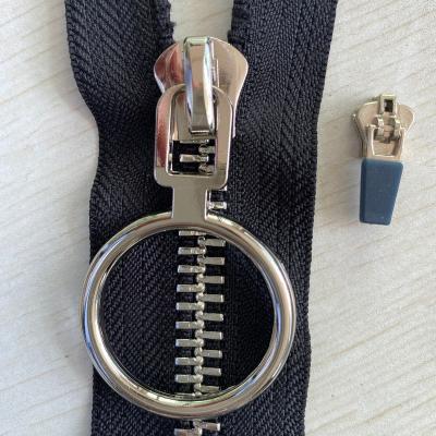 China Automatic Lock #10 Metal Zipper Two Ways Open End for sale