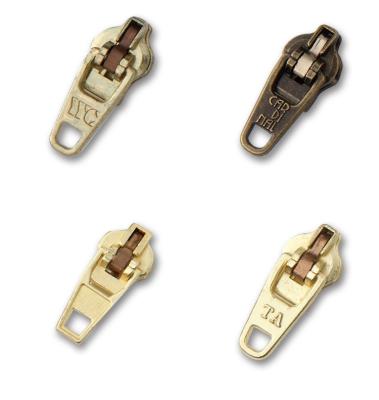 China Zinc Alloy And Nickel Free Rubber Zipper Slider Pull With Customer's Mold Logo for sale