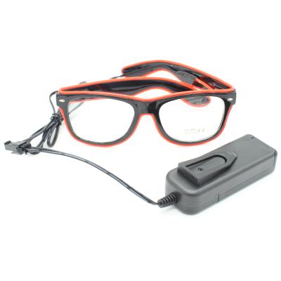 China Wholesale Custom Plastic Party EL Wire Glasses for sale