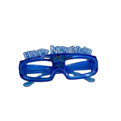 China Wholesale Festival Decoration Party Decoration Festival EL Happy New Year Glasses Led for sale