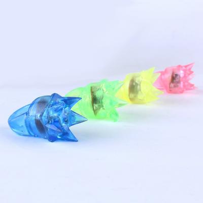 China Wholesale Multicolor TPR Party Jelly Ring Light Turn Signal Ring for sale