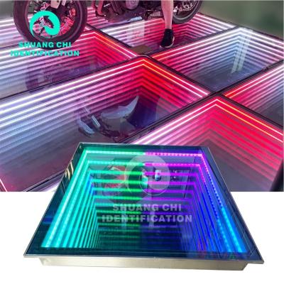 中国 無線スターライト 結婚式 RGB DMX ディスコ LED ダンスフロアライト マスター・スレーブセットアップ 販売のため